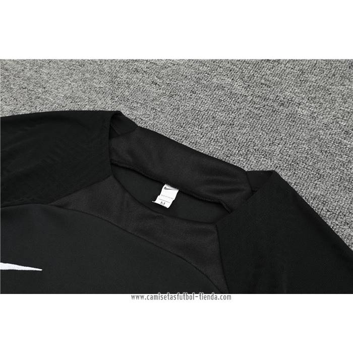 Chandal del Paris Saint-Germain 2022 2023 Manga Corta Negro - Pantalon Corto